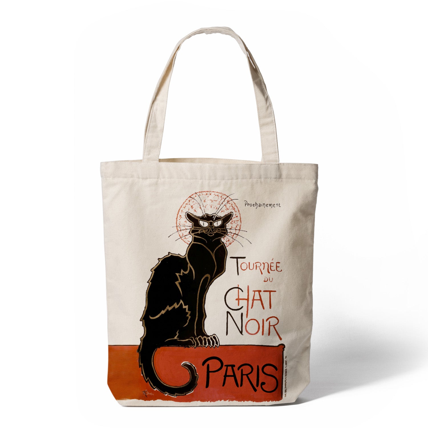 TOTE BAG CHAT NOIR ECRU