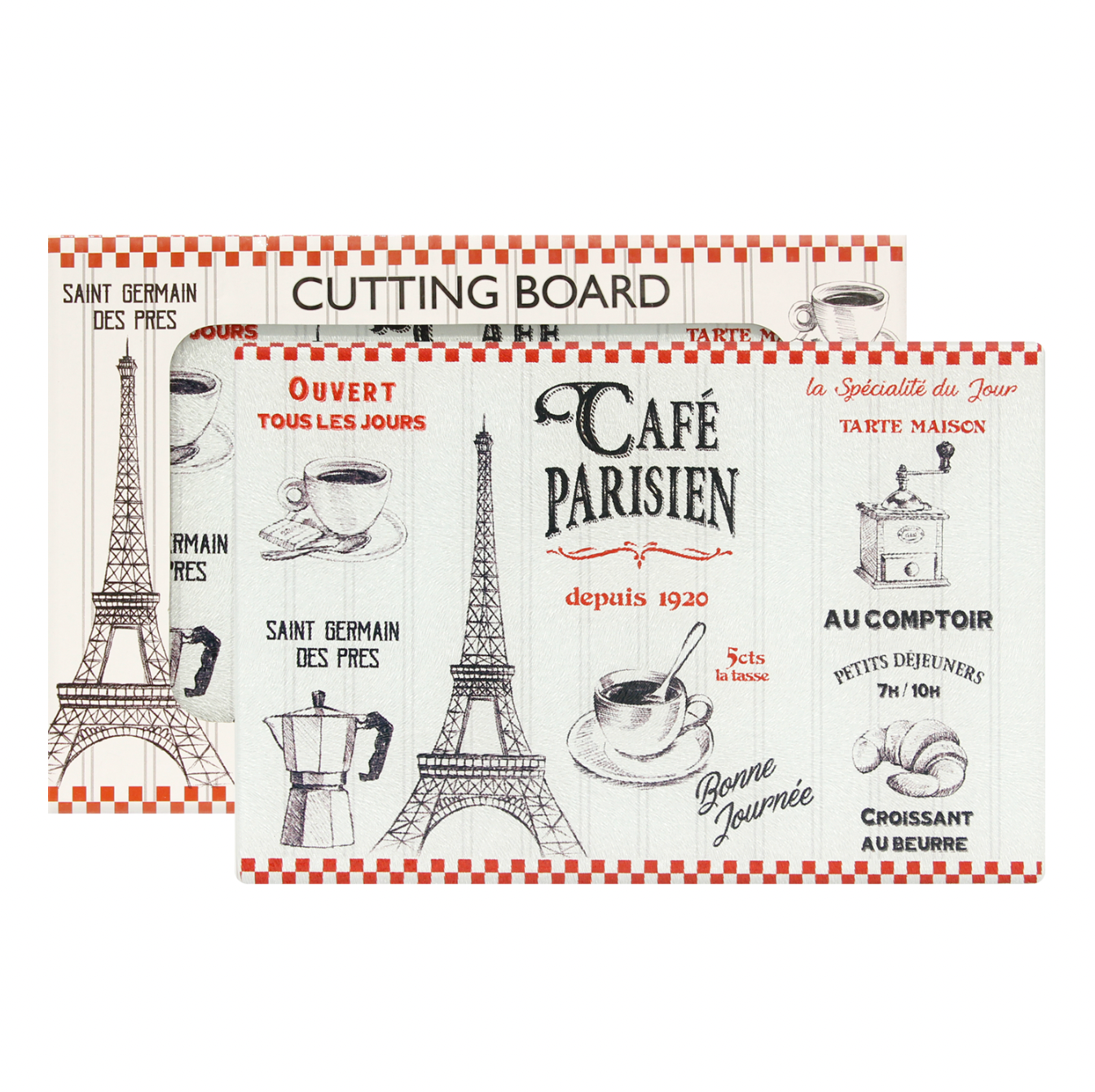 PLANCHE CARREE CAFE PARISIEN