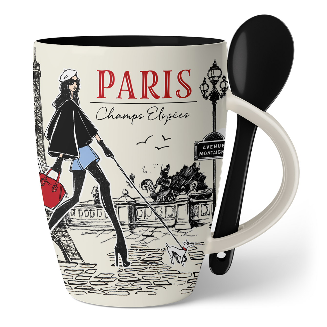 MUG SPOON PARIS FASHION B