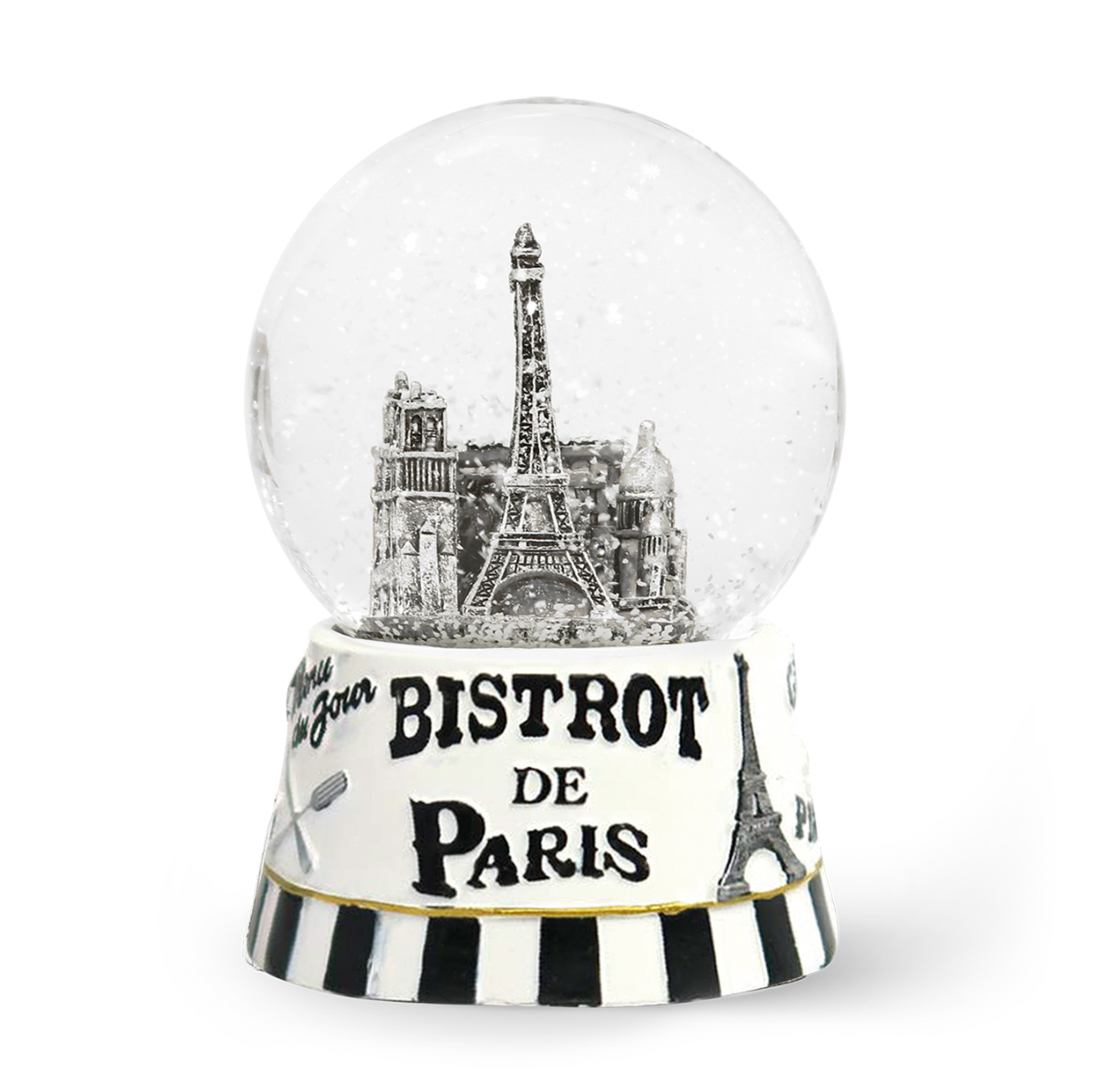 BOULE DE NEIGE BISTROT CHIC