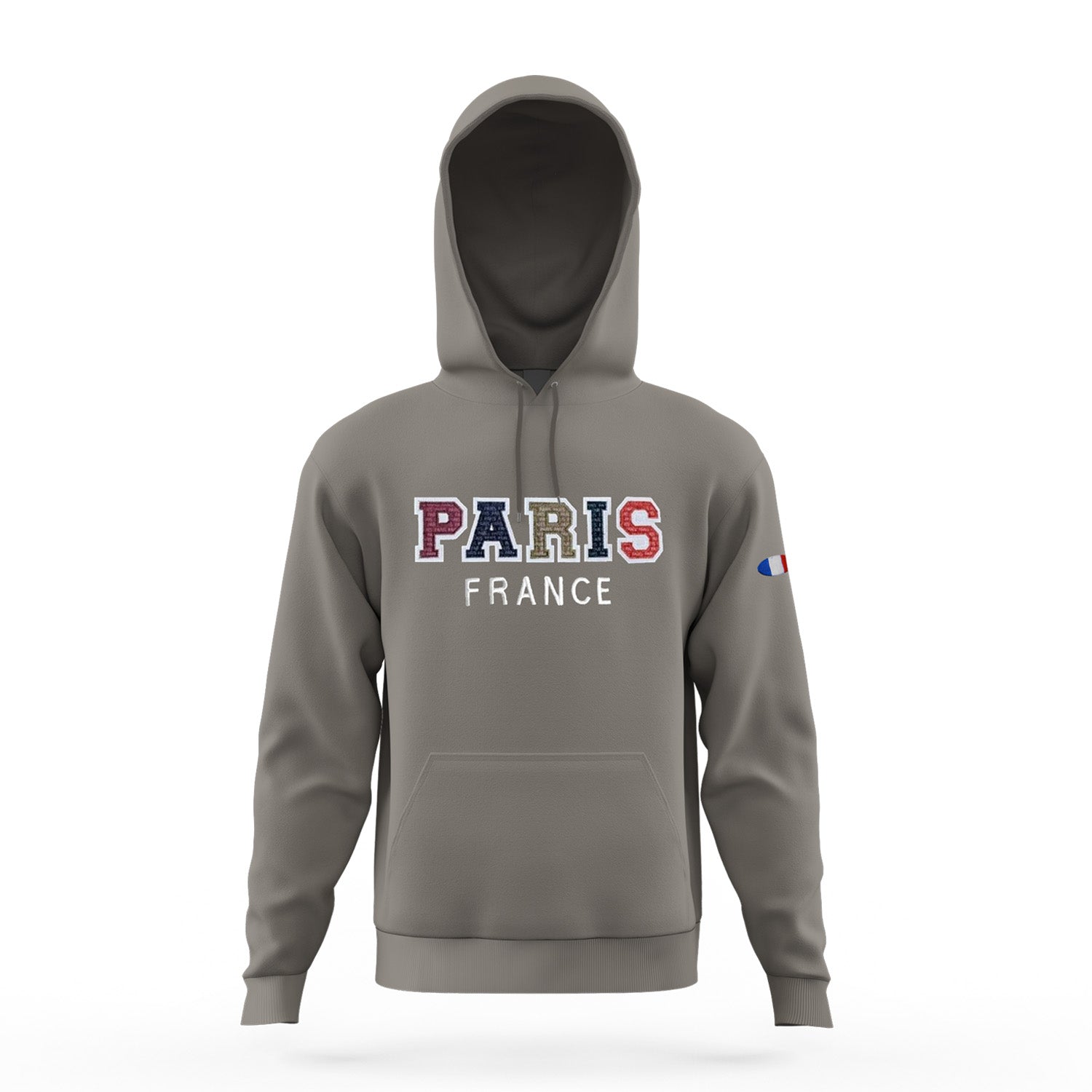 SWEAT SHIRT LETTRE TAUPE