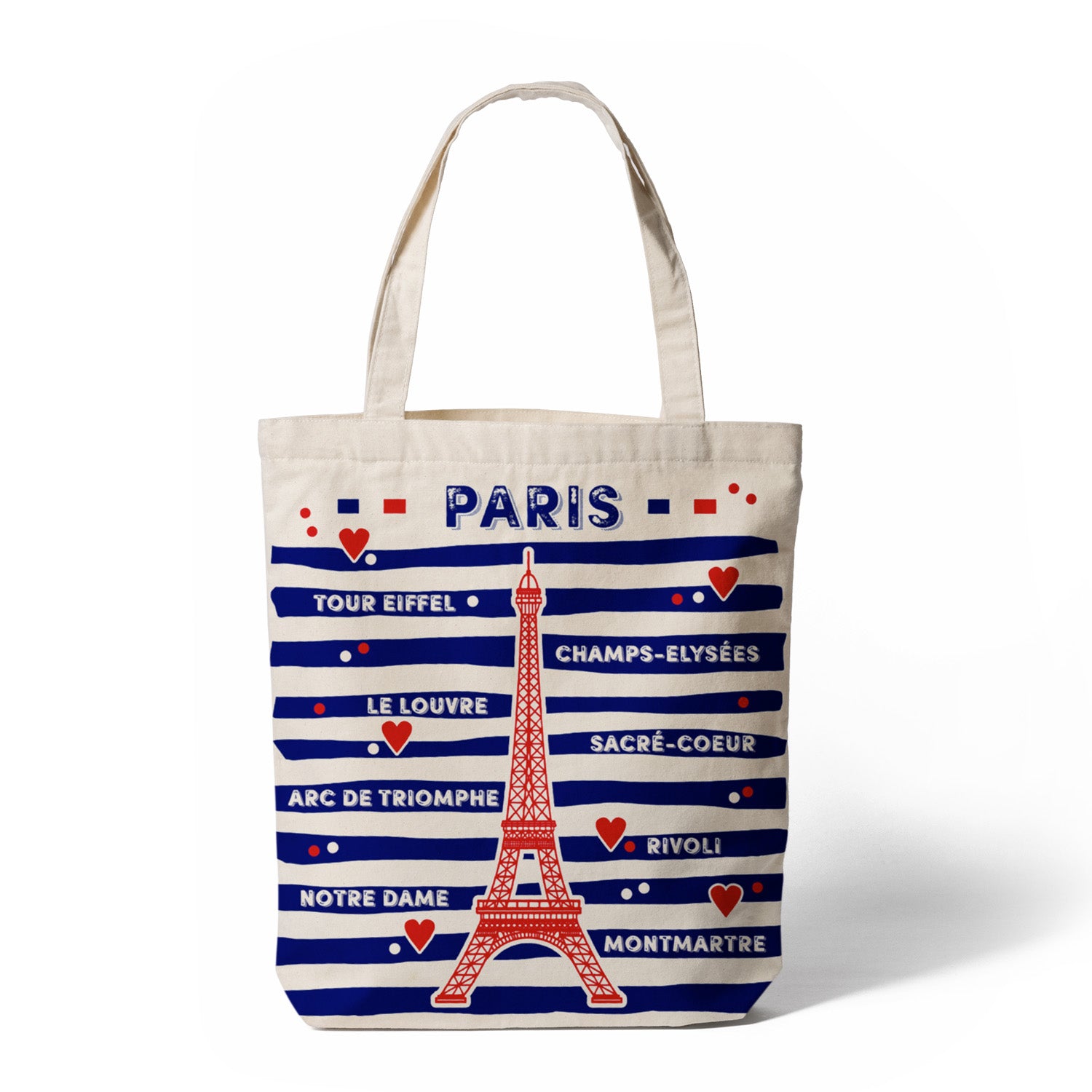 TOTE BAG MARINIERE TE ROUGE