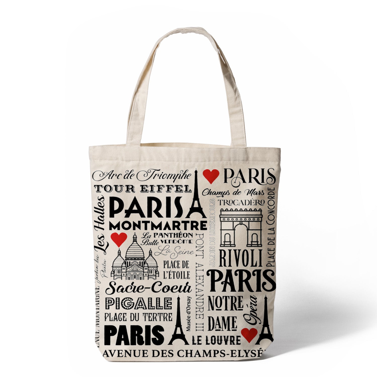 TOTE BAG PARIS TYPOS