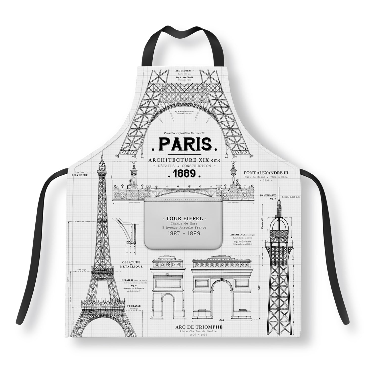 TABLIER PARIS ARCHI