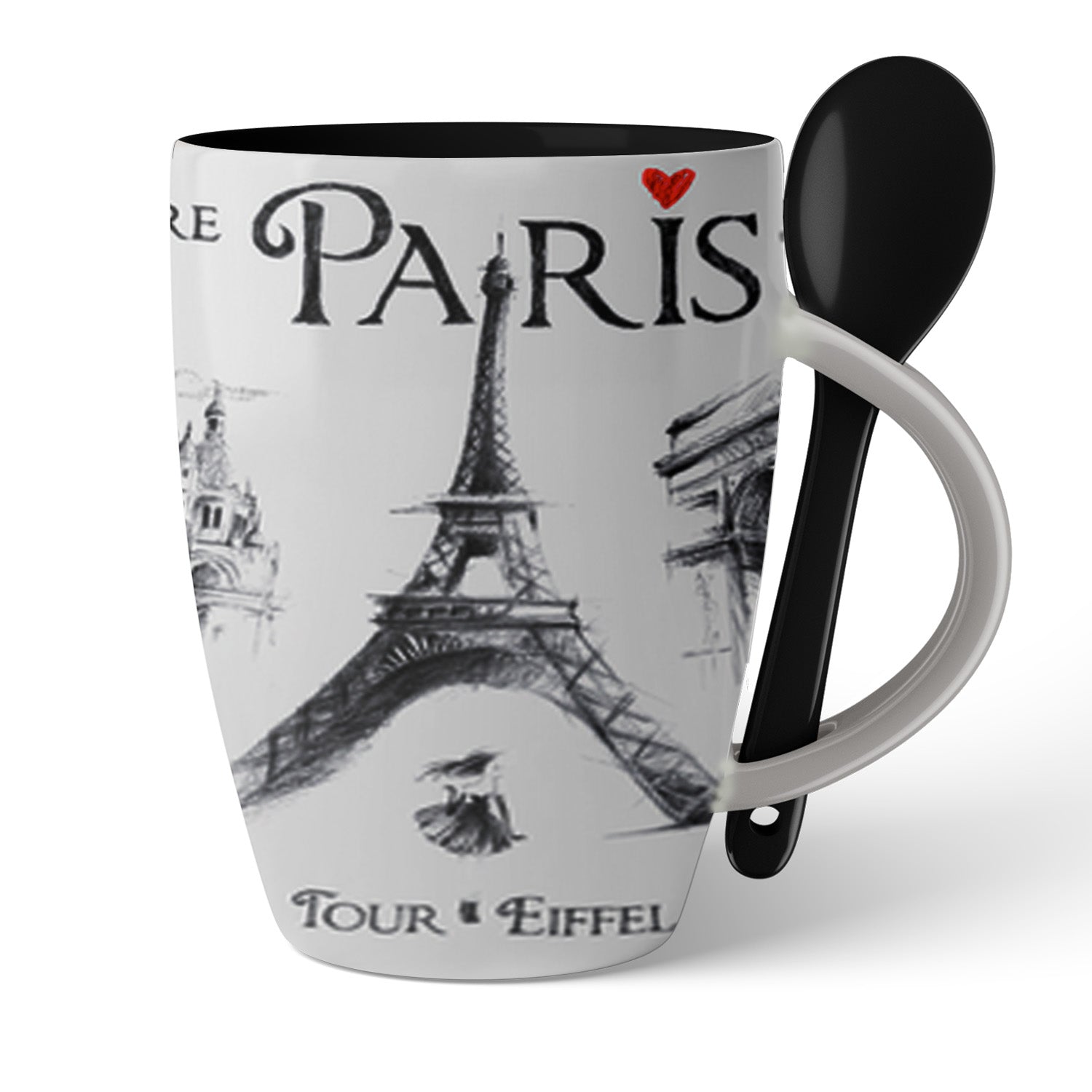 MUG032 - MUG SPOON ILLUSTRATION #2320