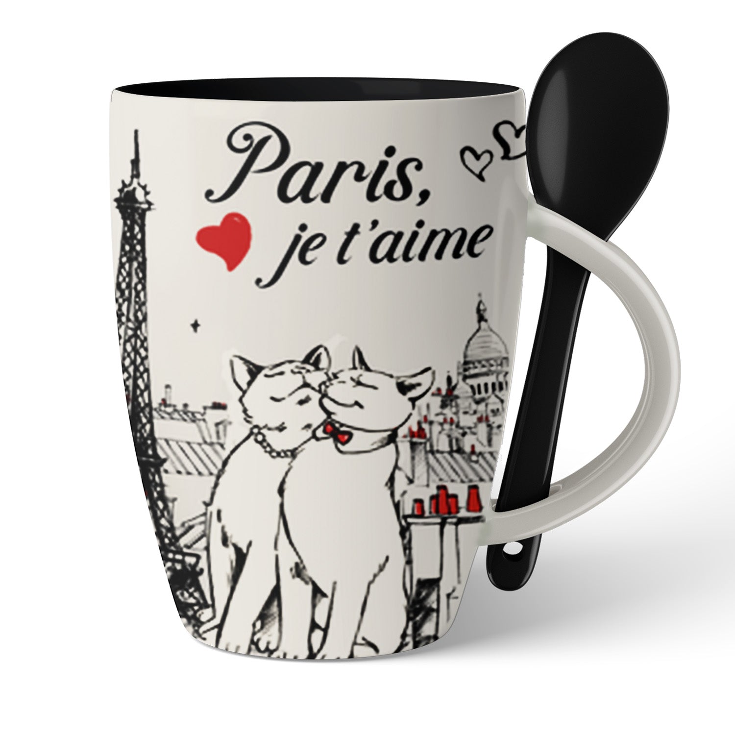 MUG027 - MUG SPOON CHAT LOVE #6602