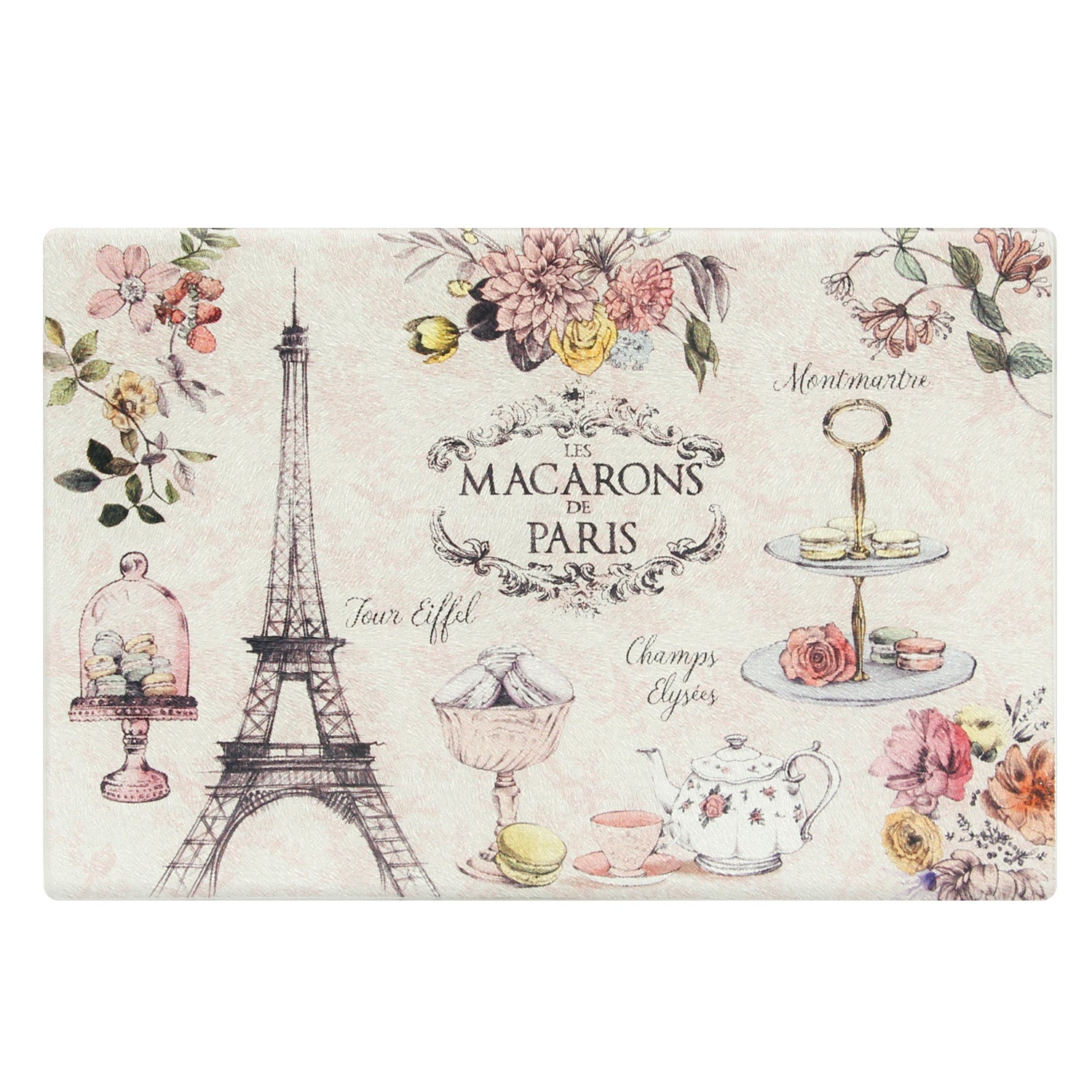 PAD005 - PLANCHE CARREE MACARON FLEUR #6435